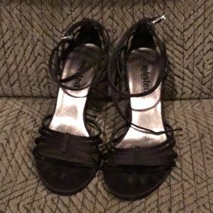 Unlisted Black heeled shoes